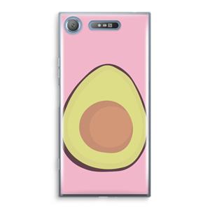 CaseCompany Avocado: Sony Xperia XZ1 Transparant Hoesje