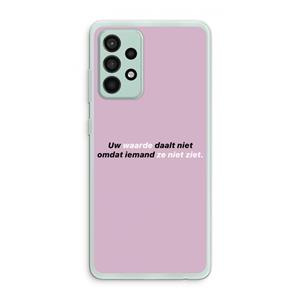 CaseCompany uw waarde daalt niet: Samsung Galaxy A52s 5G Transparant Hoesje