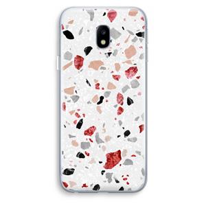 CaseCompany Terrazzo N°12: Samsung Galaxy J3 (2017) Transparant Hoesje