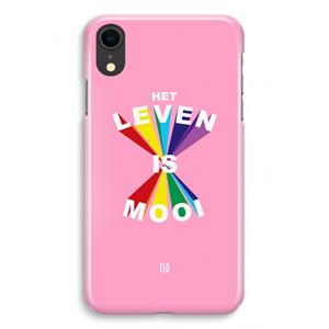 CaseCompany Het Leven Is Mooi: iPhone XR Volledig Geprint Hoesje