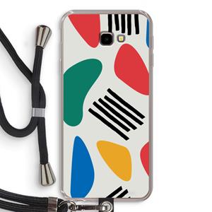 CaseCompany Illustratieve pop 1: Samsung Galaxy J4 Plus Transparant Hoesje met koord