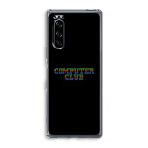 CaseCompany Retro: Sony Xperia 5 Transparant Hoesje