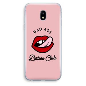 CaseCompany Badass Babes Club: Samsung Galaxy J3 (2017) Transparant Hoesje