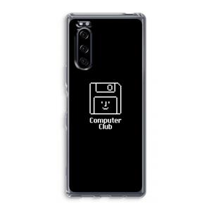 CaseCompany Hello: Sony Xperia 5 Transparant Hoesje