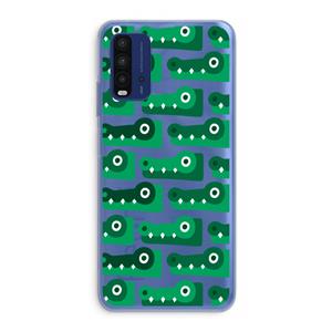 CaseCompany Crocs: Xiaomi Redmi 9T Transparant Hoesje