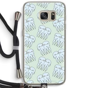 CaseCompany Octopussen: Samsung Galaxy S7 Transparant Hoesje met koord