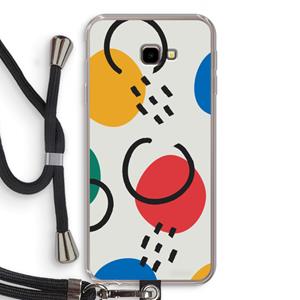 CaseCompany Illustratieve pop 3: Samsung Galaxy J4 Plus Transparant Hoesje met koord
