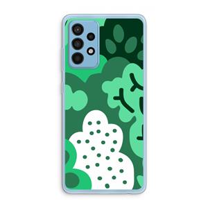 CaseCompany Bushes: Samsung Galaxy A52 Transparant Hoesje