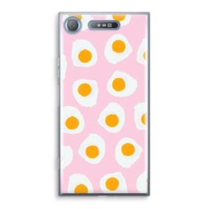 CaseCompany Dancing eggs: Sony Xperia XZ1 Transparant Hoesje