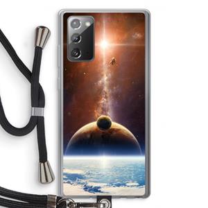 CaseCompany Omicron 2019: Samsung Galaxy Note 20 / Note 20 5G Transparant Hoesje met koord