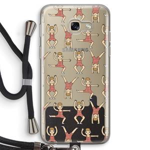 CaseCompany Gymboys: Samsung Galaxy A5 (2017) Transparant Hoesje met koord
