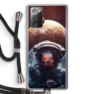 CaseCompany Voyager: Samsung Galaxy Note 20 / Note 20 5G Transparant Hoesje met koord