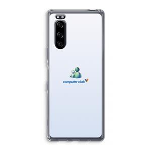 CaseCompany MSN: Sony Xperia 5 Transparant Hoesje