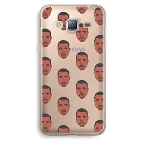 CaseCompany Kanye Call Me℃: Samsung Galaxy J3 (2016) Transparant Hoesje
