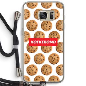 CaseCompany Koekerond: Samsung Galaxy S7 Transparant Hoesje met koord