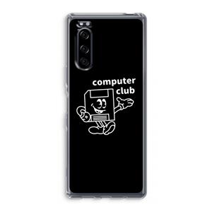 CaseCompany Floppyhead: Sony Xperia 5 Transparant Hoesje