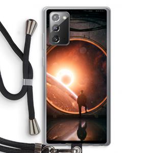 CaseCompany Ephemeral: Samsung Galaxy Note 20 / Note 20 5G Transparant Hoesje met koord