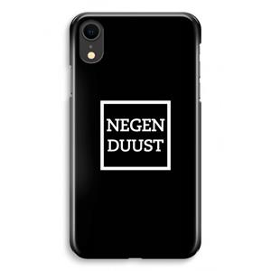 CaseCompany Negenduust black: iPhone XR Volledig Geprint Hoesje