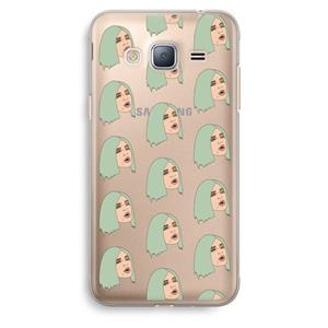 CaseCompany King Kylie: Samsung Galaxy J3 (2016) Transparant Hoesje