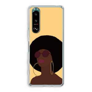 CaseCompany Golden hour: Sony Xperia 5 III Transparant Hoesje