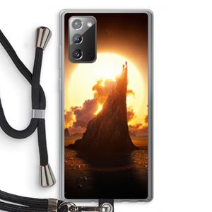 CaseCompany Children of the Sun: Samsung Galaxy Note 20 / Note 20 5G Transparant Hoesje met koord