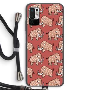 CaseCompany Mammoet: Xiaomi Redmi Note 10 5G Transparant Hoesje met koord