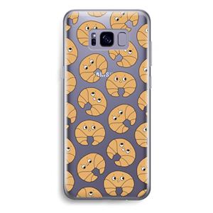 CaseCompany Croissant: Samsung Galaxy S8 Plus Transparant Hoesje