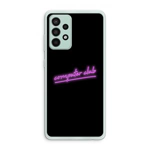 CaseCompany Vice Black: Samsung Galaxy A52s 5G Transparant Hoesje