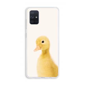 CaseCompany Duke: Galaxy A71 Transparant Hoesje