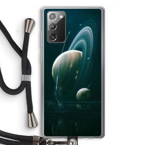 CaseCompany Mercurius: Samsung Galaxy Note 20 / Note 20 5G Transparant Hoesje met koord