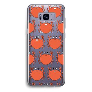 CaseCompany Krab: Samsung Galaxy S8 Plus Transparant Hoesje