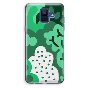 CaseCompany Bushes: Samsung Galaxy A6 (2018) Transparant Hoesje