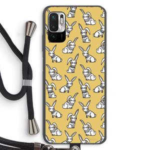 CaseCompany Haas: Xiaomi Redmi Note 10 5G Transparant Hoesje met koord