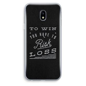 CaseCompany Risk loss: Samsung Galaxy J3 (2017) Transparant Hoesje