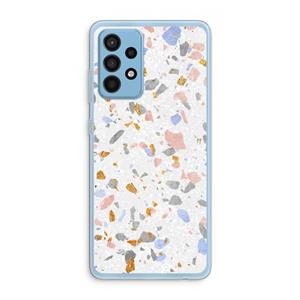 CaseCompany Terrazzo N°8: Samsung Galaxy A52 Transparant Hoesje