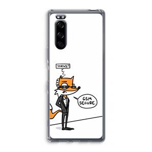 CaseCompany GSM secure: Sony Xperia 5 Transparant Hoesje