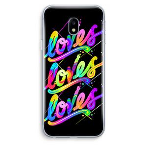 CaseCompany Loves: Samsung Galaxy J3 (2017) Transparant Hoesje