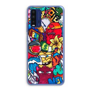 CaseCompany No Rules: Xiaomi Redmi 9T Transparant Hoesje
