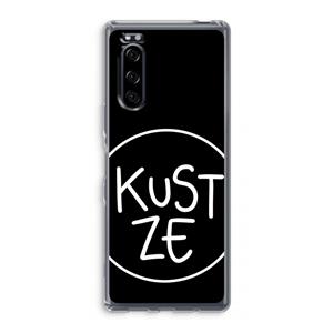 CaseCompany KUST ZE: Sony Xperia 5 Transparant Hoesje