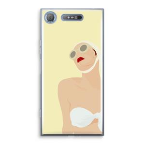 CaseCompany Summer: Sony Xperia XZ1 Transparant Hoesje