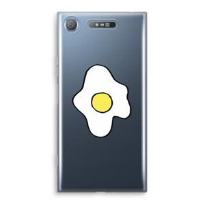 CaseCompany Spiegelei: Sony Xperia XZ1 Transparant Hoesje