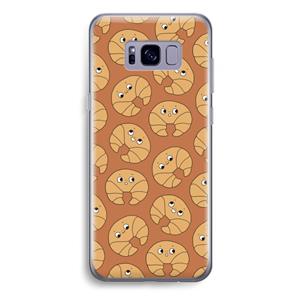 CaseCompany Croissant: Samsung Galaxy S8 Plus Transparant Hoesje