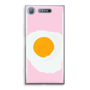 CaseCompany Sunny side up: Sony Xperia XZ1 Transparant Hoesje