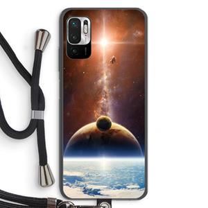 CaseCompany Omicron 2019: Xiaomi Redmi Note 10 5G Transparant Hoesje met koord