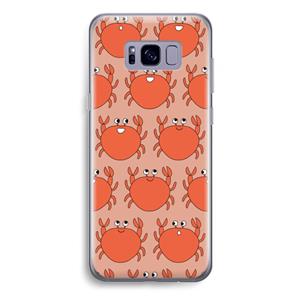 CaseCompany Krab: Samsung Galaxy S8 Plus Transparant Hoesje