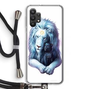 CaseCompany Child Of Light: Samsung Galaxy A32 5G Transparant Hoesje met koord