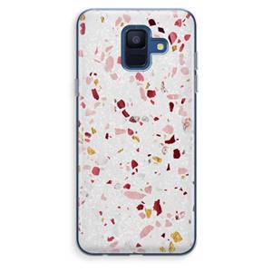 CaseCompany Terrazzo N°9: Samsung Galaxy A6 (2018) Transparant Hoesje