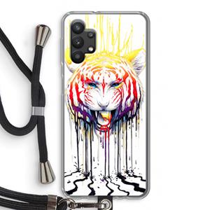 CaseCompany Fading: Samsung Galaxy A32 5G Transparant Hoesje met koord