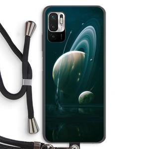 CaseCompany Mercurius: Xiaomi Redmi Note 10 5G Transparant Hoesje met koord
