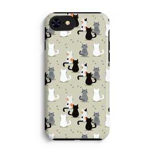 CaseCompany Katten: iPhone SE 2020 Tough Case
